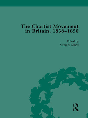 cover image of Chartist Movement in Britain, 1838-1856, Volume 1